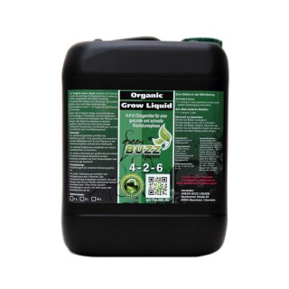 Green Buzz Nutrients Organic Grow Liquid 10L