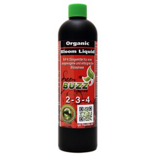 Green Buzz Nutrients Organic Bloom Liquid 250ml