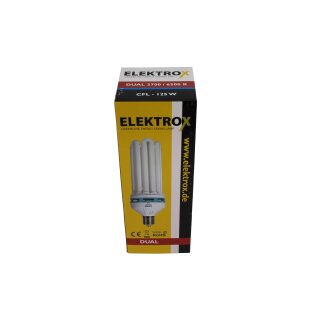 Elektrox Energiesparlampe 125W Dual (Wuchs und Blüte)